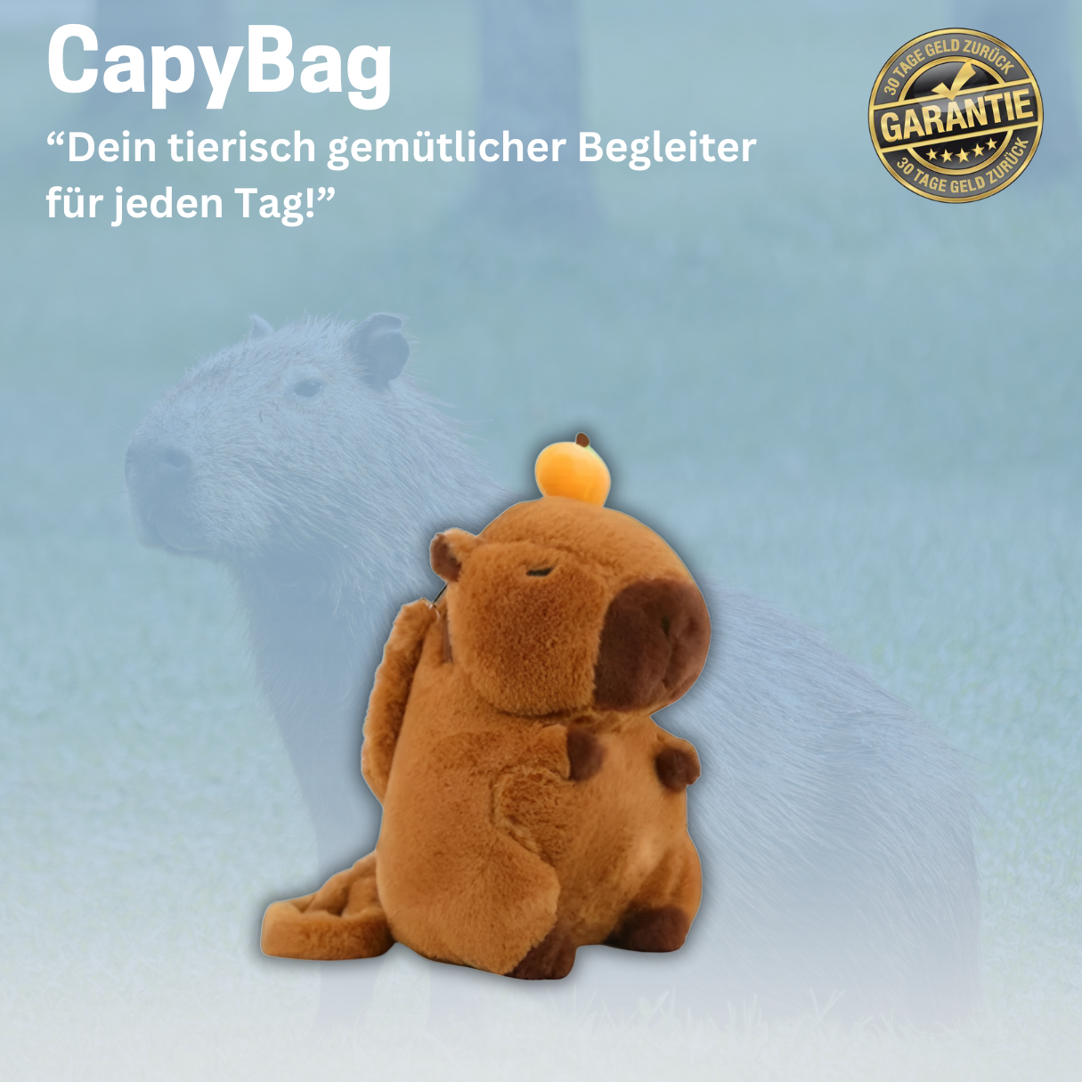 CapyBag: Der Rucksack, der deinen Alltag entlastet und für gute Laune sorgt!